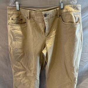 Eastern Mountain Sports Khaki Wide Leg Utility Pants Womens 16 Gorpcore